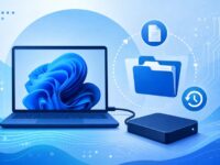 Windows 11 파일 기록으로 외장 드라이브에 백업하고 복원하는 방법