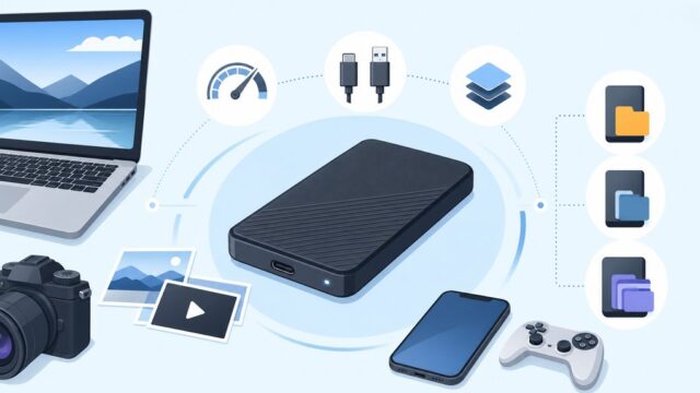 외장 SSD 고를 때 꼭 알아야 할 기준 – 속도, 인터페이스, 용량별 가이드