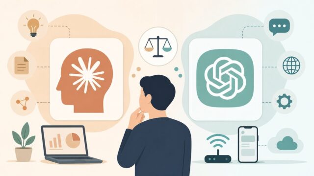 클로드 AI 챗GPT 비교 – 어떤 걸 써야 할까?