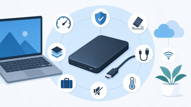 외장 SSD 고르는 법, 구매 전 꼭 알아야 할 핵심 기준 정리