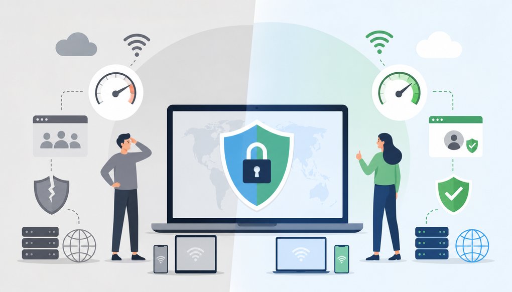 VPN 무료 vs 유료, 뭐가 다를까? 속도·보안·선택 기준 총정리